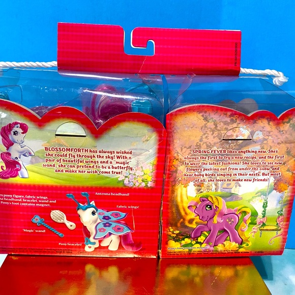 MY LITTLE PONY G3 NWT VTG 2004 TOYS R US EXCLUSIVE BLOSSOMFORTH & SPRING FEVER - Picture 7 of 16